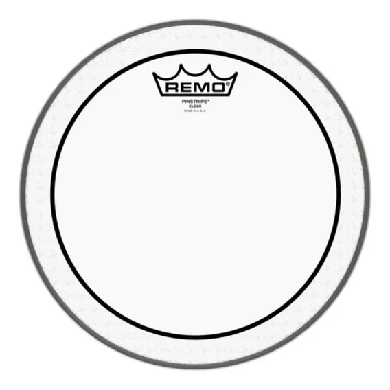 Pele Remo Pinstripe Clear Filme Duplo Transparente - 10 Foto 1