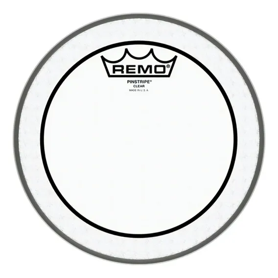 Pele Remo Pinstripe Clear Filme Duplo Transparente - 10 Foto 1