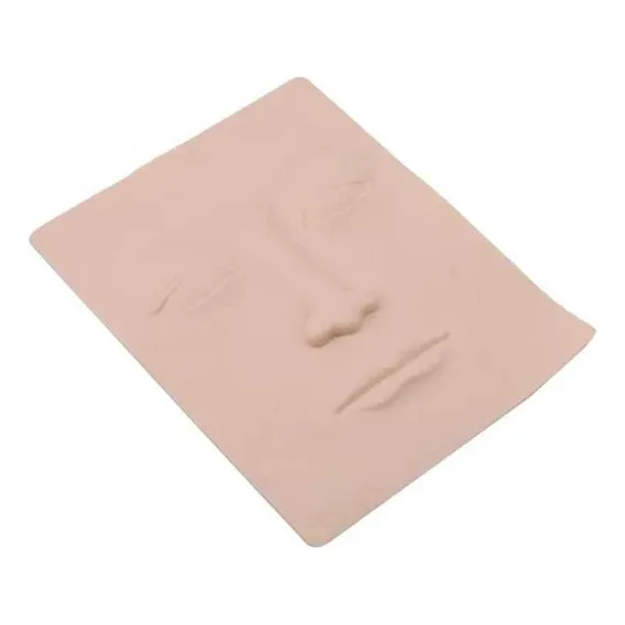 Pele Rosto Sintético 3d Treino De Micropigmentação Foto 1