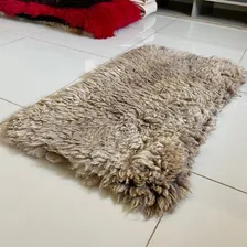 Pelego Montaria Cochonilho Lã Alta De Ovelha Natural Grande Cor Bege Foto mini 2