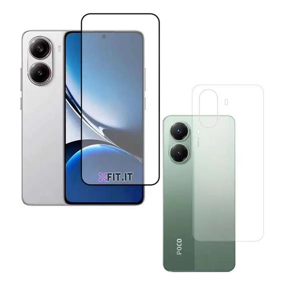 Película 3d P/ Poco X7 Pro + Película Traseira Hidrogel Foto 1
