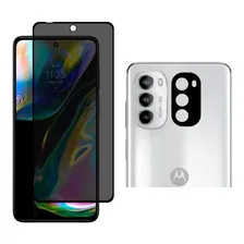 Película 3d Privacidade + Película 3d Câmera P/ Moto G82 Foto  mini 1
