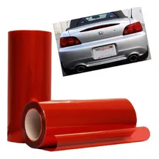 Pelicula Adesiva Filme Farol Lanterna Carro Moto FumĂȘ Luzes Cor Vermelho Foto mini 1