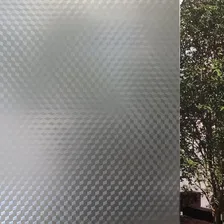 Pelicula Adesivo Eletrostatica Vidro Cubo Geométrico 3d Foto mini 2