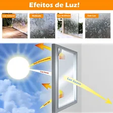 Pelicula Adesivo Eletrostatica Vidro Jateado Branco Foto mini 4
