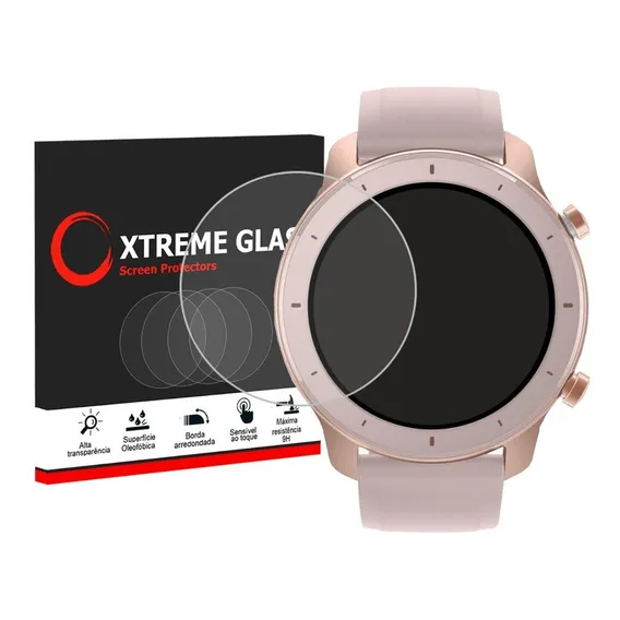 Película Amazfit Gtr 42mm Vidro Temperado 9h Encaixe Facil Foto 1