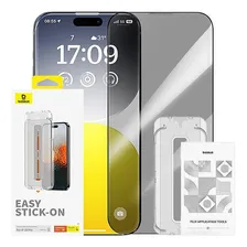 Pelicula Baseus Sapphire Privacy Para iPhone 15 Pro Foto mini 1