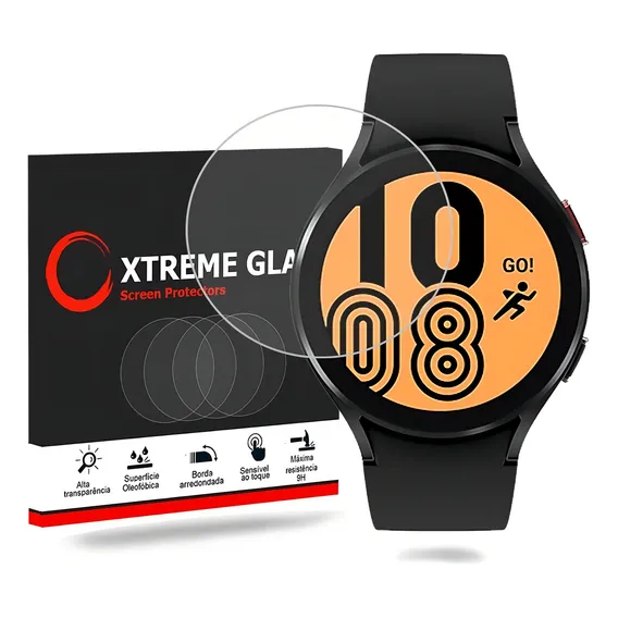 Pelicula Compativel Com Galaxy Watch 4 44mm Vidro Xtglass Foto 1