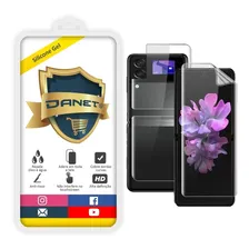 Película De Gel Flexível Frente E Verso Galaxy Z Flip 3 5g Foto  mini 1