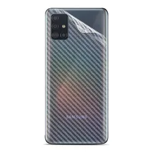 Película De Gel Traseira Fibra Carbono Samsung Galaxy A21s Foto mini  2