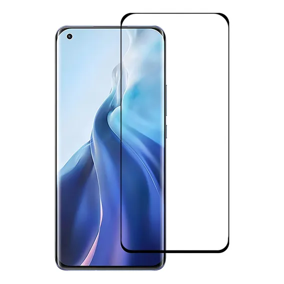 Película De Vidro Temperado 3d Full Cover Xiaomi Mi 11 6.81 Foto 1