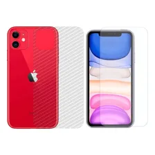 Película+fibra De Carbono iPhone 12 / 12 Pro-transparente Foto  mini 1