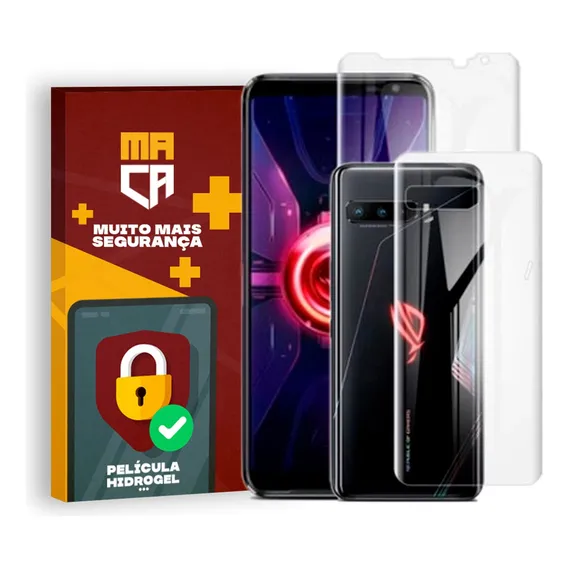 Película Gel Hidrogel Hd Asus Rog Phone 5s Pro Frente/verso Foto 1
