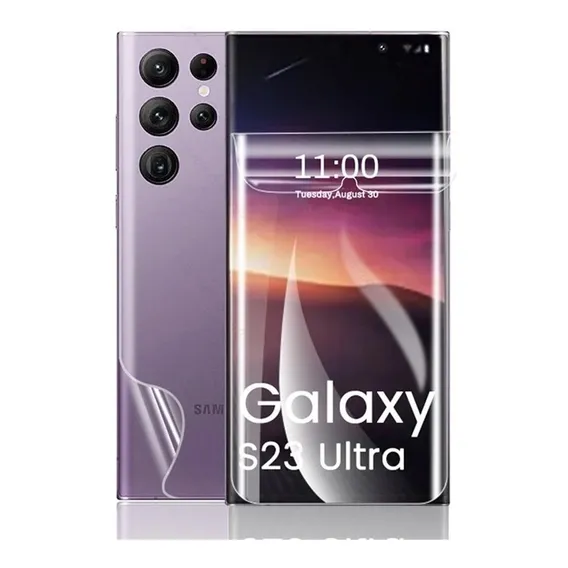 Película Gel Hidrogel Hd Frente/verso Para Galaxy S23 Ultra Foto 1