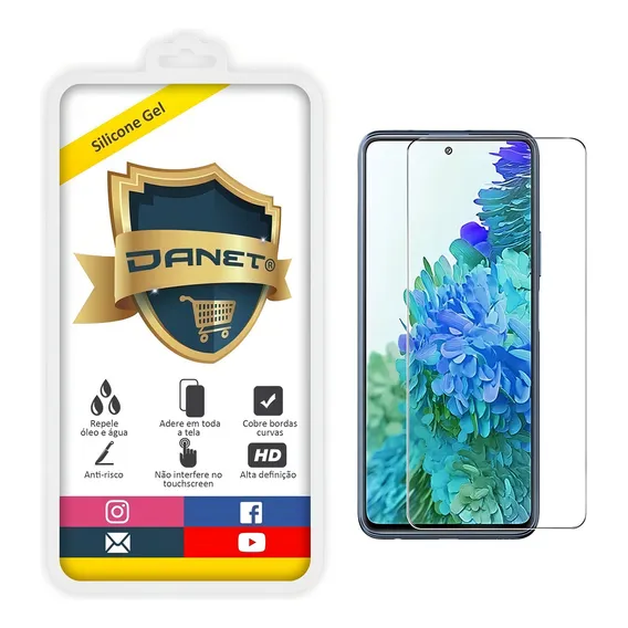Película Gel Samsung Galaxy S20 Fe Tela 6.5 Full Cover Top Foto 1