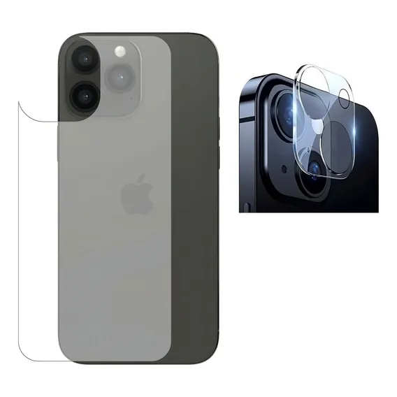 Pelicula Gel Traseira + Pel Camera Para iPhone 13 Pro Max Foto 1