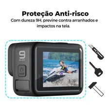 Película Gopro Hero 9 10 Black Kit Visor + Lente + Lcd Foto mini 4