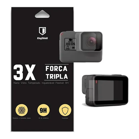 Película Gopro Hero9 Black Kingshield Vidro (2x Unid) Foto 1