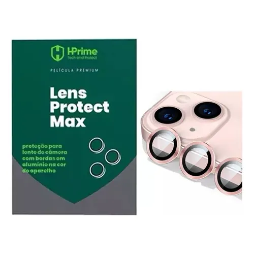Película Hprime Aro Lente Pink Para iPhone 15 / 15 Plus Foto 1