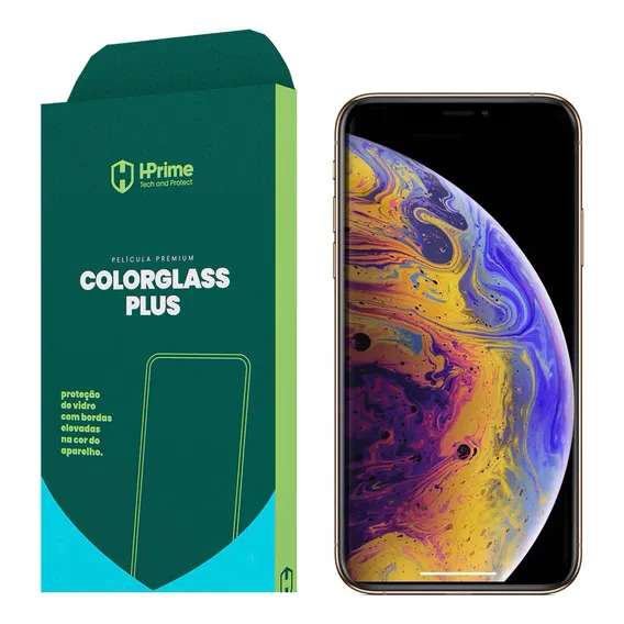 Pelicula Hprime Colorglass Para iPhone X / Xs / 11 Pro Foto 1