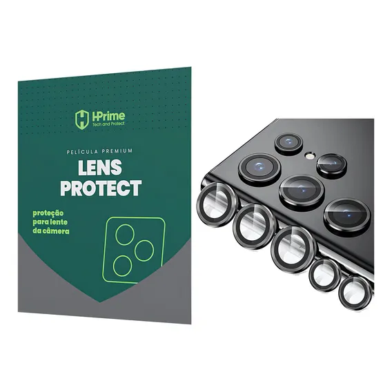 Pelicula Hprime Lente Max Preto Para Galaxy S24 Ultra Foto 1
