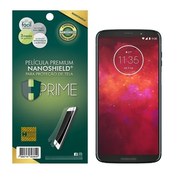 Película Hprime Motorola Moto Z3 Play - Nanoshield Foto 1