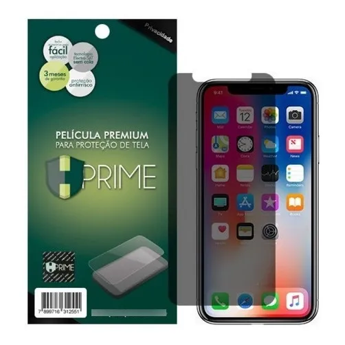 Película Hprime Privacidade Vidro P/ iPhone X / Xs / 11 Pro Foto 1