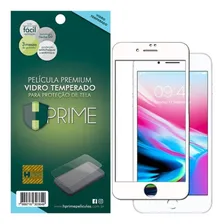 Película Hprime Vidro Colorglass 6d iPhone 8 Plus Branco Foto  mini 1