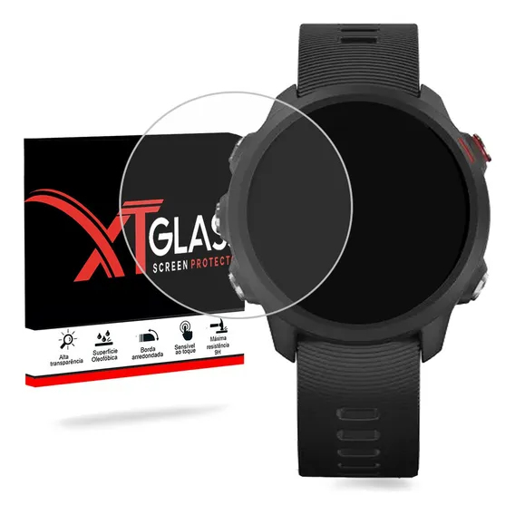Película Para Garmin 645 Music / 645 Em Vidro Temperado Xtreme Glass Proteção Invisível Encaixe Perfeito Foto 1