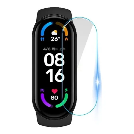 Película Para Xiaomi Mi Band 6 Proteção Anti Riscos Foto 1