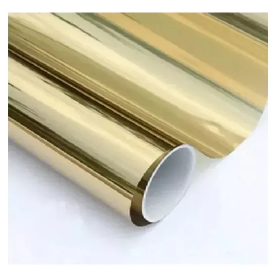Pelicula Profissional Insulfilm Espelhada Dourada G5 1,50x5m Foto 1