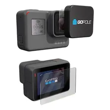 Pelicula Proteção Lente + Lcd Gopole Gopro Hero 5 6 Black Foto mini  2