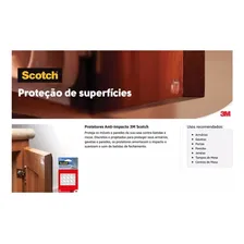 PelĂcula Protetor Anti Impacto Gota Silicone Scotch 3m MĂ©dio 10x10x4mm 12 Unidades Foto mini 4