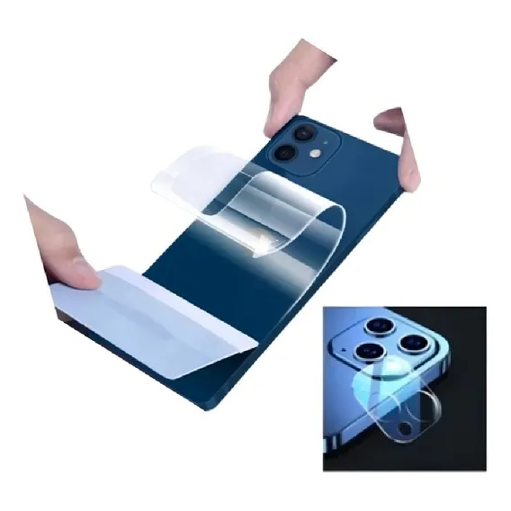 Película Traseira Nano Gel+ Pelicula Camera Para iPhone Foto 1