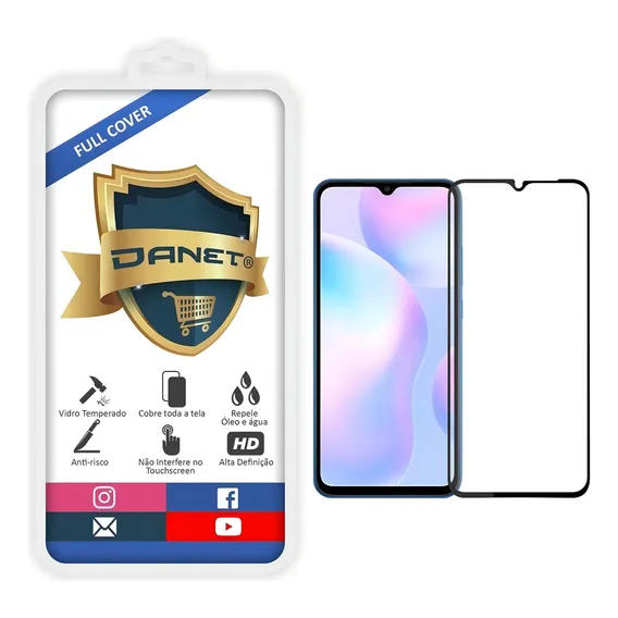 Película Vidro Temperado 3d Full Cover Xiaomi Redmi 9a E 9c Foto 1