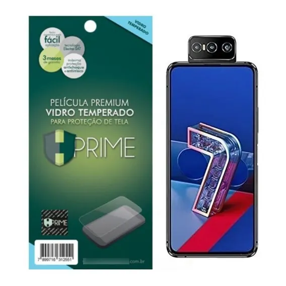 Película Vidro Temperado Hprime Zenfone 7 Pro Zs670k Zs671ks Foto 1