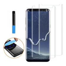 Pelicula Vidro Uv Cola Galaxy S20 / S20 Plus Tela Toda Borda Foto mini  3