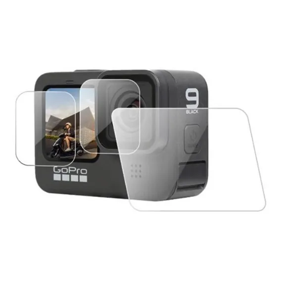 Peliculas Vidro Para Gopro Hero9 E Hero10 Black Foto 1