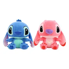 Pelúcia Angel Lilo E Stitch Disney 45cm Antialérgico Rosa Foto mini  3