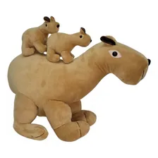 Pelúcia Bichos Grávidos Capivara Com Filhotes Foto  mini 1