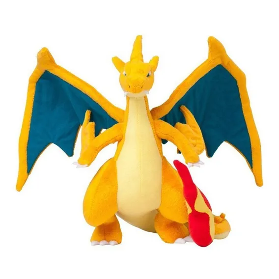 Pelucia Charizard Mega Y Pokemon Center Pikachu Boneco Ash Foto 1