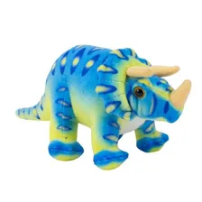 PelĂșcia Dinossauro Azul TricerĂĄtops 26cm Foto mini 1