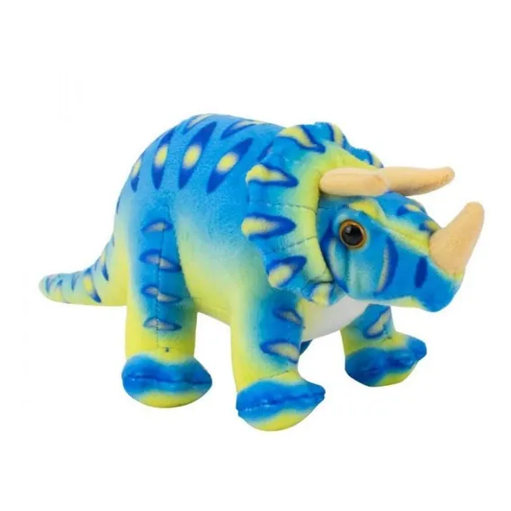 PelĂșcia Dinossauro Azul TricerĂĄtops 26cm Foto 1