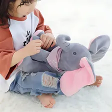 PelĂșcia Elefante Animado Musical Peek A Boo Te Achei Castela Foto mini 3