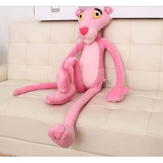 PelĂșcia Pantera Cor De Rosa G.g 80cm Pronta Foto 1