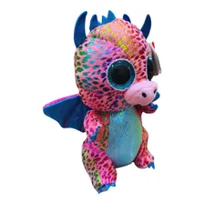 PelĂșcia PelĂșcia Ty Beanie Boos Flint Toyng rosa tamanho pequeno Foto mini 3