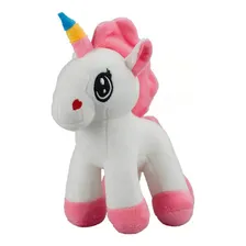 Pelúcia Unicórnio branco 22cm Moon's Unicórnio rosa Foto  mini 1