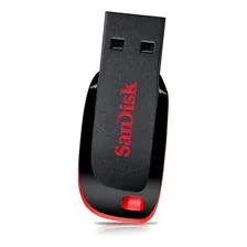 Pen Drive 16gb Sandisk Cruzer Blade Preto Foto mini 1