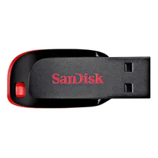 Pen Drive 16gb Sandisk Cruzer Blade Preto Foto mini 2