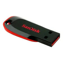 Pen Drive 16gb Sandisk Cruzer Blade Preto Foto mini 3